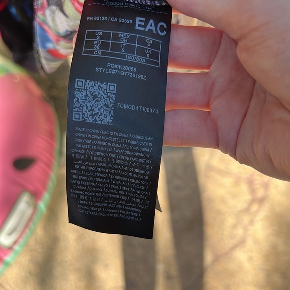 Marciano Nocturnal Floral Stretchy Velvet Mini Dress sz S - Picture 6 of 16